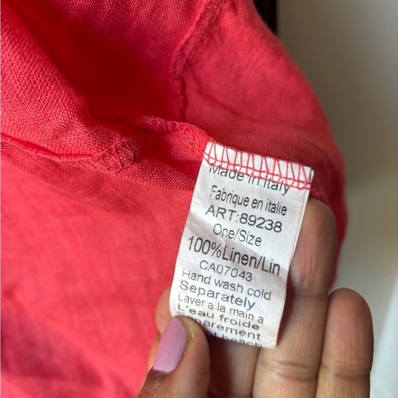 LUISA PERLA | linen box top | size one size - Picture 5 of 6